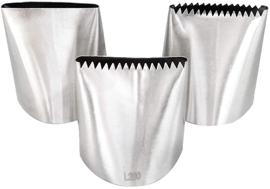 Piping Tips For Cake Decorating, Stainless Steel Icing Piping Nozzles For Pastry Fondant Decorating Tools (C)