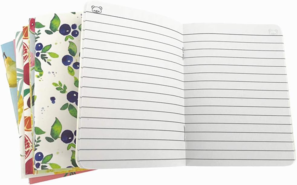 ALIMITOPIA 24pcs Mini Notebook Portable Pocket Notebook Journal Steno Memo MiniDaily NotePad,3.5X5 inches,24 sheets,College Ruled Pages(Cartoon Animals)