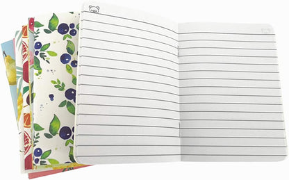 ALIMITOPIA 24pcs Mini Notebook Portable Pocket Notebook Journal Steno Memo MiniDaily NotePad,3.5X5 inches,24 sheets,College Ruled Pages(Cartoon Animals)