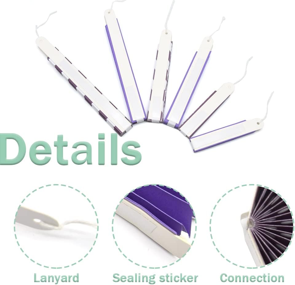 Hocansen 6PCS Paper Fan Garland Paper Fans Party Decorations 8/12/16in Hanging Papers Fans Set Round Papers Fans Pattern Garland for Birthday, Wedding (ZS/Pink)
