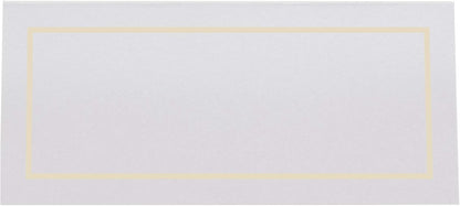 Single Line Border Printable Place Cards, Gold (Choose Color), Set of 60 (10 Sheets), Laser & Inkjet Printers - Wedding, Party, Dinner, and Special Events - Made in the USA