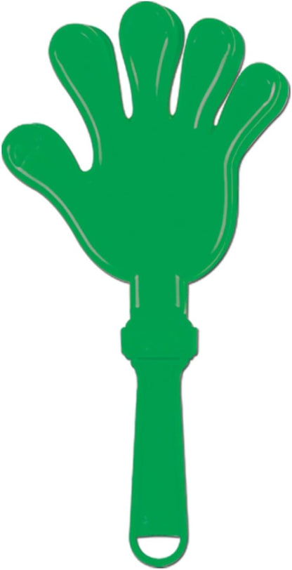 Beistle Red Hand Clappers – 12 Pack, Plastic Noisemakers for Parties, Sporting Events, Celebrations, and Team Spirit Gatherings, Fan Section Cheer Accessories, 7½"