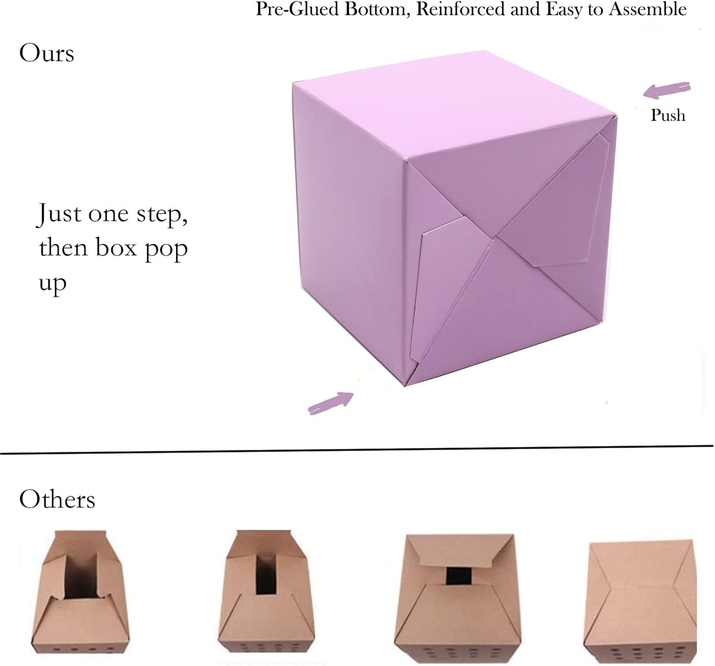 Oletx 24 Pcs Colorful Paper Gift Boxes, Small Candy Boxes Bulk, 3x3x3 inch Gift Box with Lids, Goodie Treat Boxes for Party Favors, Birthday Gifts, Wedding Gifts