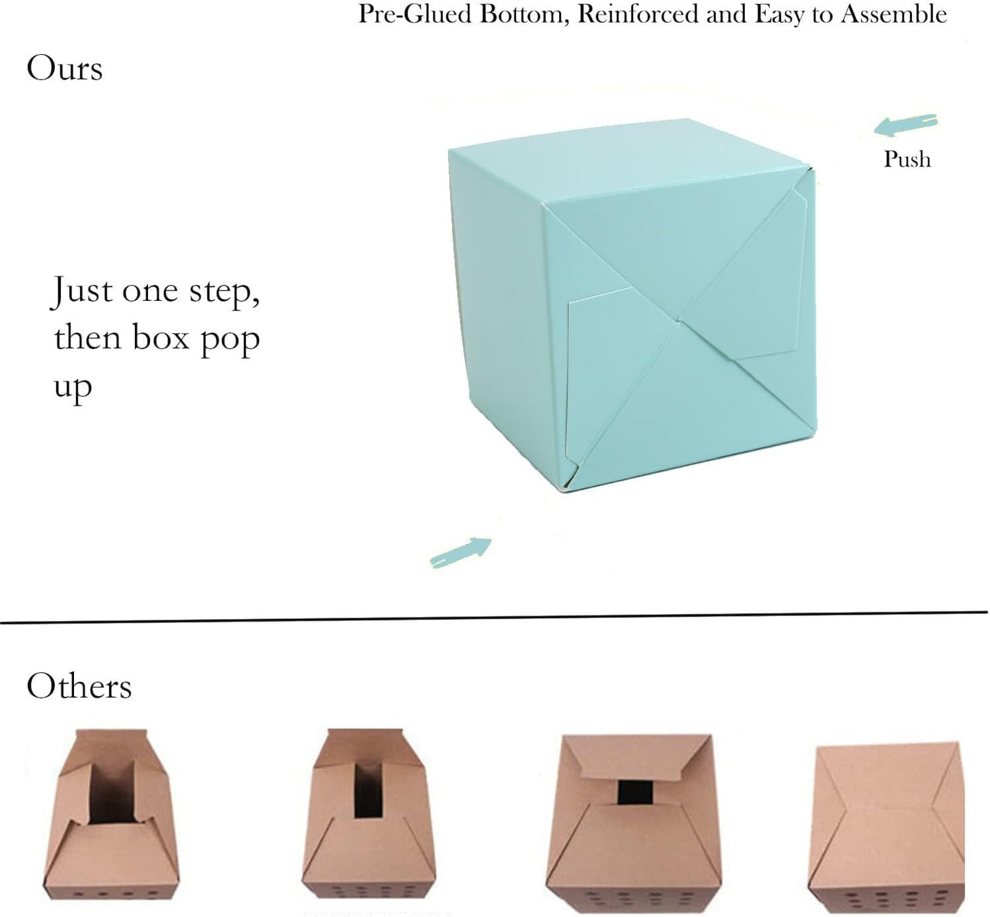 Oletx 24 Pcs Colorful Paper Gift Boxes, Small Candy Boxes Bulk, 3x3x3 inch Gift Box with Lids, Goodie Treat Boxes for Party Favors, Birthday Gifts, Wedding Gifts