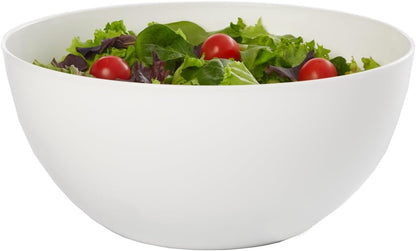 US Acrylic Vista Clear Plastic Salad and Serving 10-inch Bowls | set of 3 | Reusable, BPA-free, Made in the USA | 135 oz. capacity