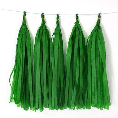 9.8in Blue Tissue Paper Tassel DIY Hanging paper decorations Party Garland Decor for Party Decorations Wedding,Festival,Baby Shower Decoration 20PCS25cm