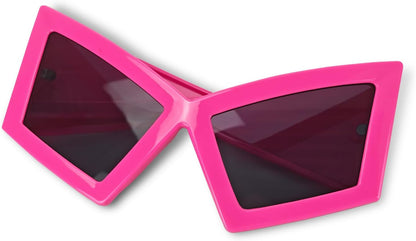 Funny Oversized Party Glasses Sunglasses Max Width 5.9", Hilarious Costume Accessories for Birthdays, Dance Parties