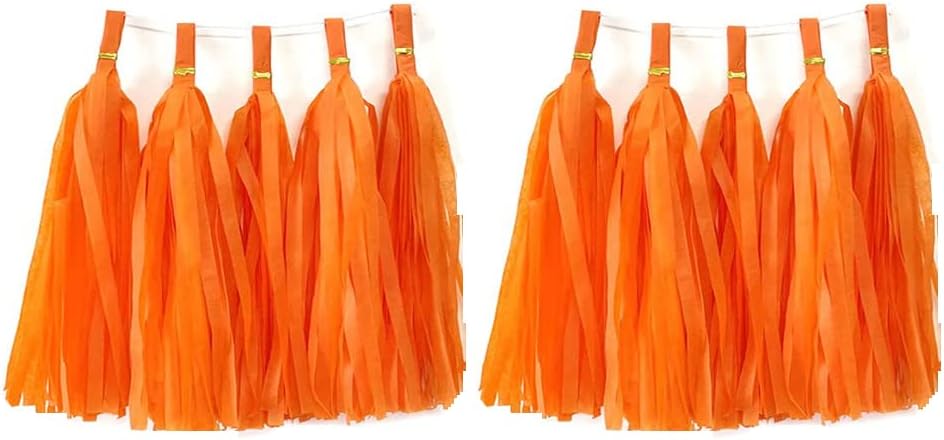 30pcs Paper Tassels Garland Banner Tissue Paper Tassel DIY Hanging Paper Decorations Party Tassel Garland Decor Baby Shower Nursery Wedding Festival Baby Shower Decoration(30, White)