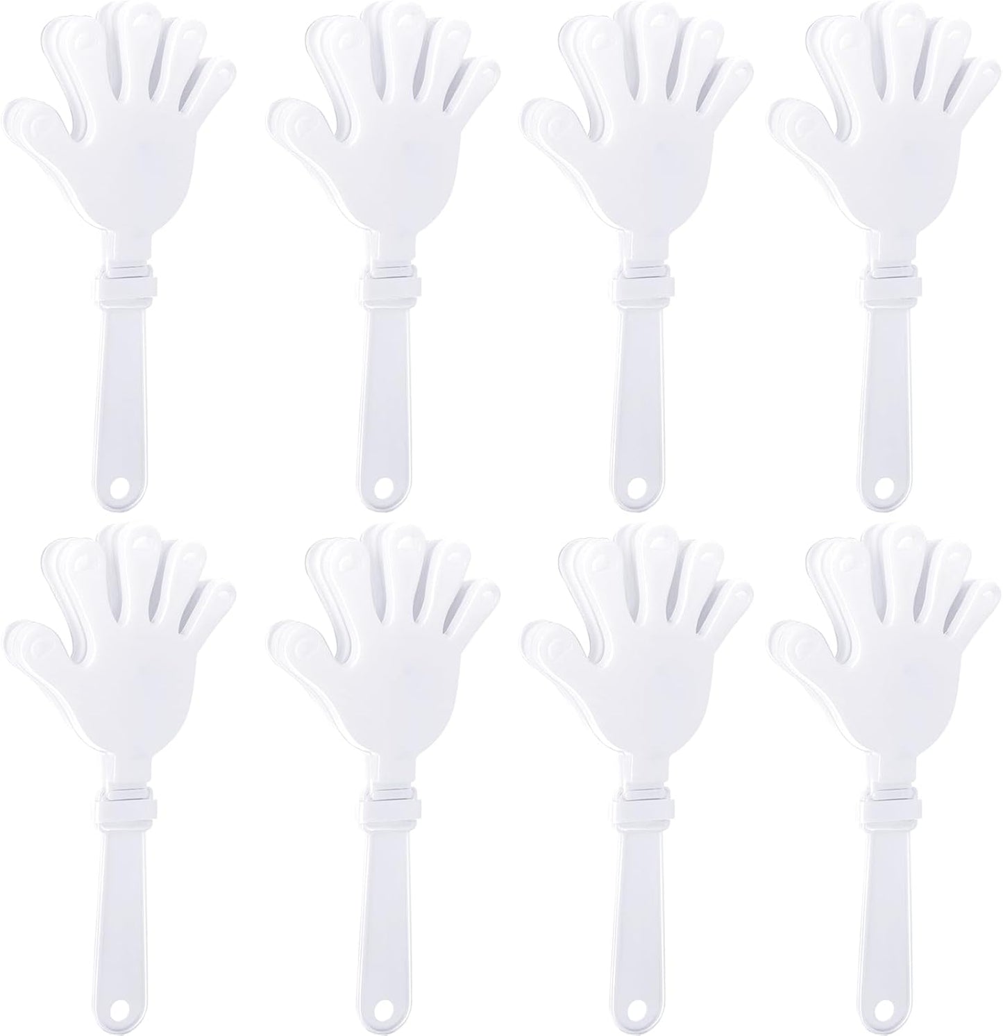 8 Pcs Hand Clappers Noisemakers 7.5 Inch Clappers Noisemakers Plastic Hand Clappers for Birthdays Game Football Sporting Events Cheers Supplies Dance Basketball Football Noisemakers(Blue)