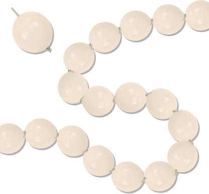 Gold Quick Link Balloons, 60PCS Linking for Balloon Wall Arch Chains, 6inch Linkable for Wedding Birthday Baby Shower Engagement Graduation Party Decorations