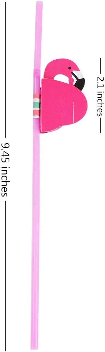ALINK 50 Umbrella Parasol Drinking Straws, Hawaiian Beach Cocktail Luau Party Decorations Supplies