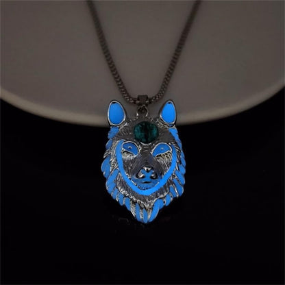 Spider Necklace for Men Women,Punk Luminous Animal Pendant,Spider Charm Pendant Necklace,Hip-hop Glow in the Dark Jewelry