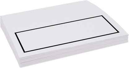 Single Line Border Printable Place Cards, Gold (Choose Color), Set of 60 (10 Sheets), Laser & Inkjet Printers - Wedding, Party, Dinner, and Special Events - Made in the USA