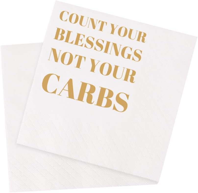 Funny Cocktail Napkins 100Pcs Funny Quotes Saying Disposable Paper Party Napkins 4.5 x 4.5 Two-ply (I Feel Sorry For People Who Don’t Know Us Napkins)
