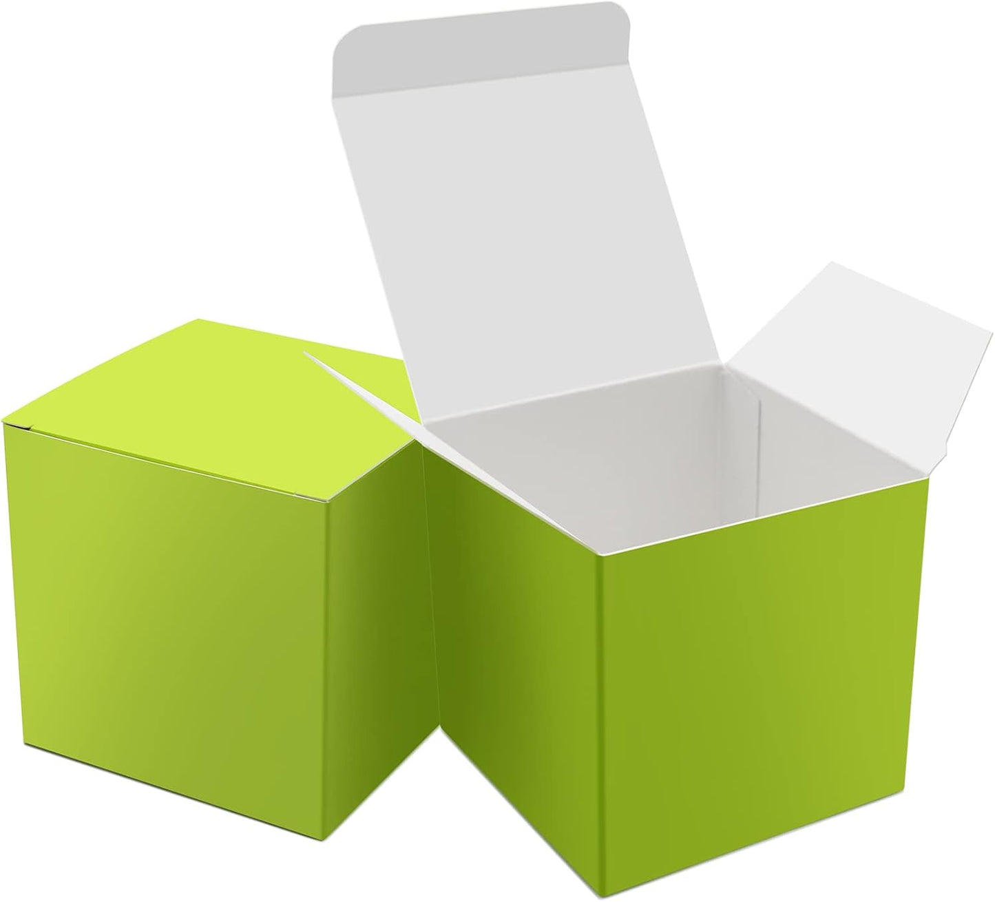 Oletx 24 Pcs Colorful Paper Gift Boxes, Small Candy Boxes Bulk, 3x3x3 inch Gift Box with Lids, Goodie Treat Boxes for Party Favors, Birthday Gifts, Wedding Gifts