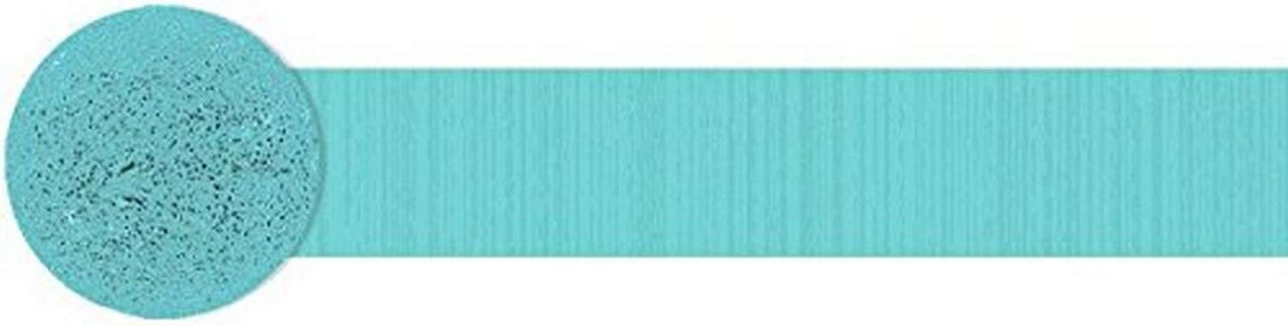 Amscan Premium Apple Red Crepe Paper Streamer - 81ft, 1 Piece - Perfect for Birthdays, Weddings, and Events