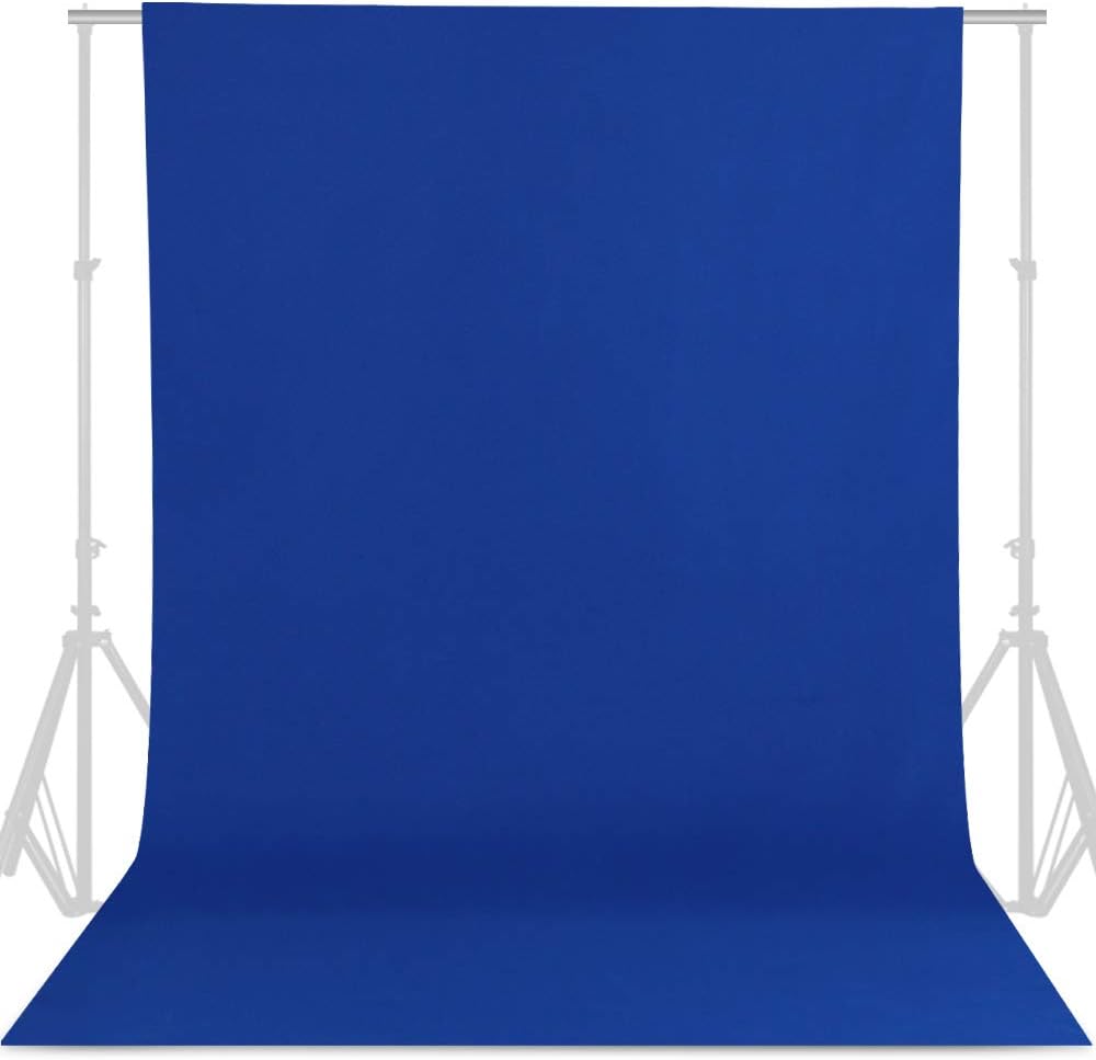 GFCC 8FTX10FT White Backdrop Background for Photography Photo Booth Backdrop for Photoshoot Background Screen Video Recording Parties Curtain