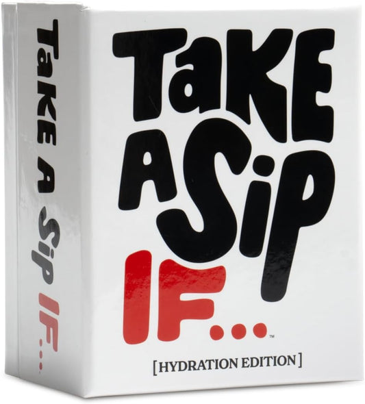 DSS Games Take A Sip If… [Hilarious Party Game for Adults, Game Night, Ice Breakers, Conversation Starter, Great for Chill Nights or Big Groups, Fun Gift for Friends]
