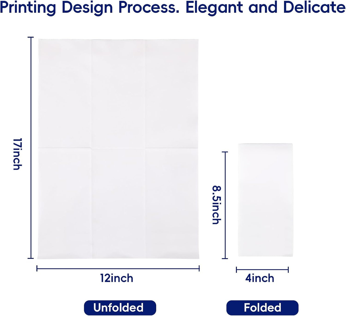 JOLLY CHEF 100 Disposable Hand Towels, Soft and Absorbent Linen Feel Dinner Napkin, Elegant Decorative Paper Guest Towels for Kitchen, Bathroom,Thanksgiving, Weddings,Parties, Gold and White