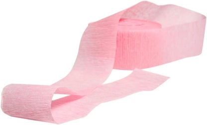 Unique Industries Crepe Paper Streamer, 81ft, Pastel Pink