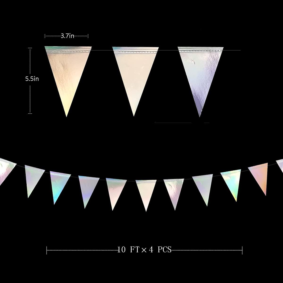 30Ft Navy Blue Gold and Beige Party Decorations Royal Blue Gold Triangle Flag Pennant Banner Bunting for Graduation Birthday Wedding Bridal Shower Nautical Ahoy Achor Theme Party Decorations Supplies