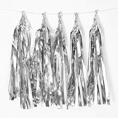 9.8in Blue Tissue Paper Tassel DIY Hanging paper decorations Party Garland Decor for Party Decorations Wedding,Festival,Baby Shower Decoration 20PCS25cm