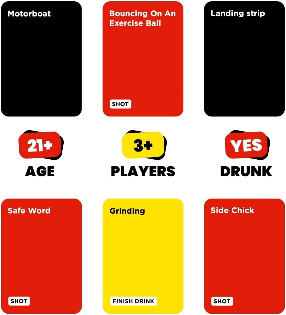 Do or Drink Act Out or Black Out Charades Drinking Card Games for Adults, Fun Adult Game with 350 Prompts - Great Party Game for Game Night, Bachelorette Parties, Couples, and More