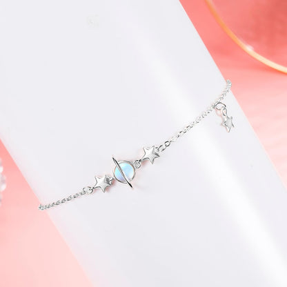 Long tiantian Moonstone Bracelet Glow in the Dark Bracelets Moonstone Jewelry for Women Crystal Bracelet Glow in the Dark Jewelry for Women Trendy Gifts for Christmas