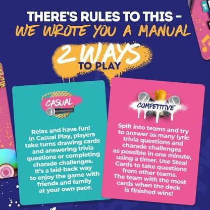 Throwback Lyrics 90s & 2000s Hip-Hop & R&B Finish the Lyrics Game & Charades | 250 Cards Music Trivia Game|Charades Game, Adult Party Game, Girls Games for Bachelorette Party