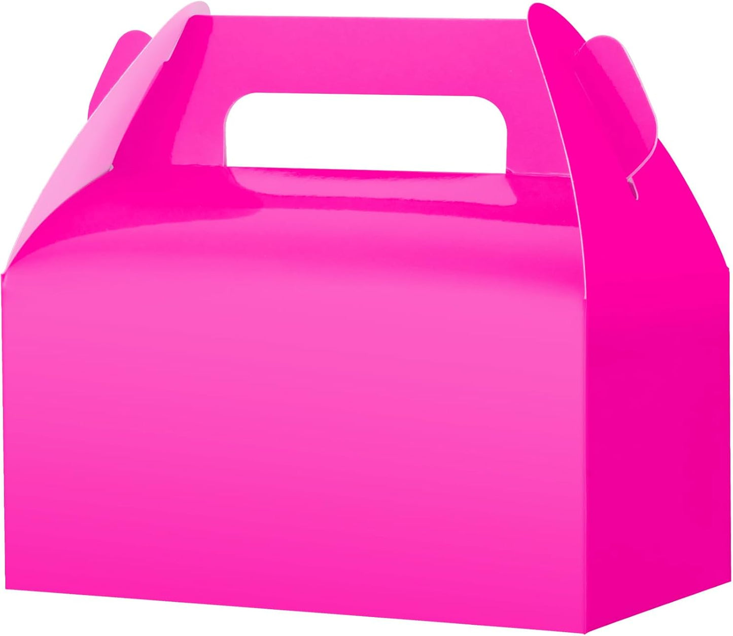 UnicoPak 30 Pack Party Favor Boxes Treat Boxes, White Gable Gift Boxes for Party Favors Goodies Cookies Treats Candies Meals Lunch, 6.5x3.5x3.5 Inches