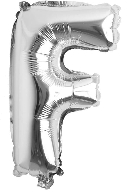 16" inch Single Silver Alphabet Letter number Balloons Aluminum Hanging Foil Film Balloon Wedding Birthday party decoration banner Air Mylar Balloons (16 inch Silver 0)