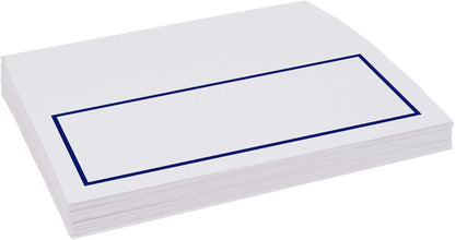 Single Line Border Printable Place Cards, Gold (Choose Color), Set of 60 (10 Sheets), Laser & Inkjet Printers - Wedding, Party, Dinner, and Special Events - Made in the USA