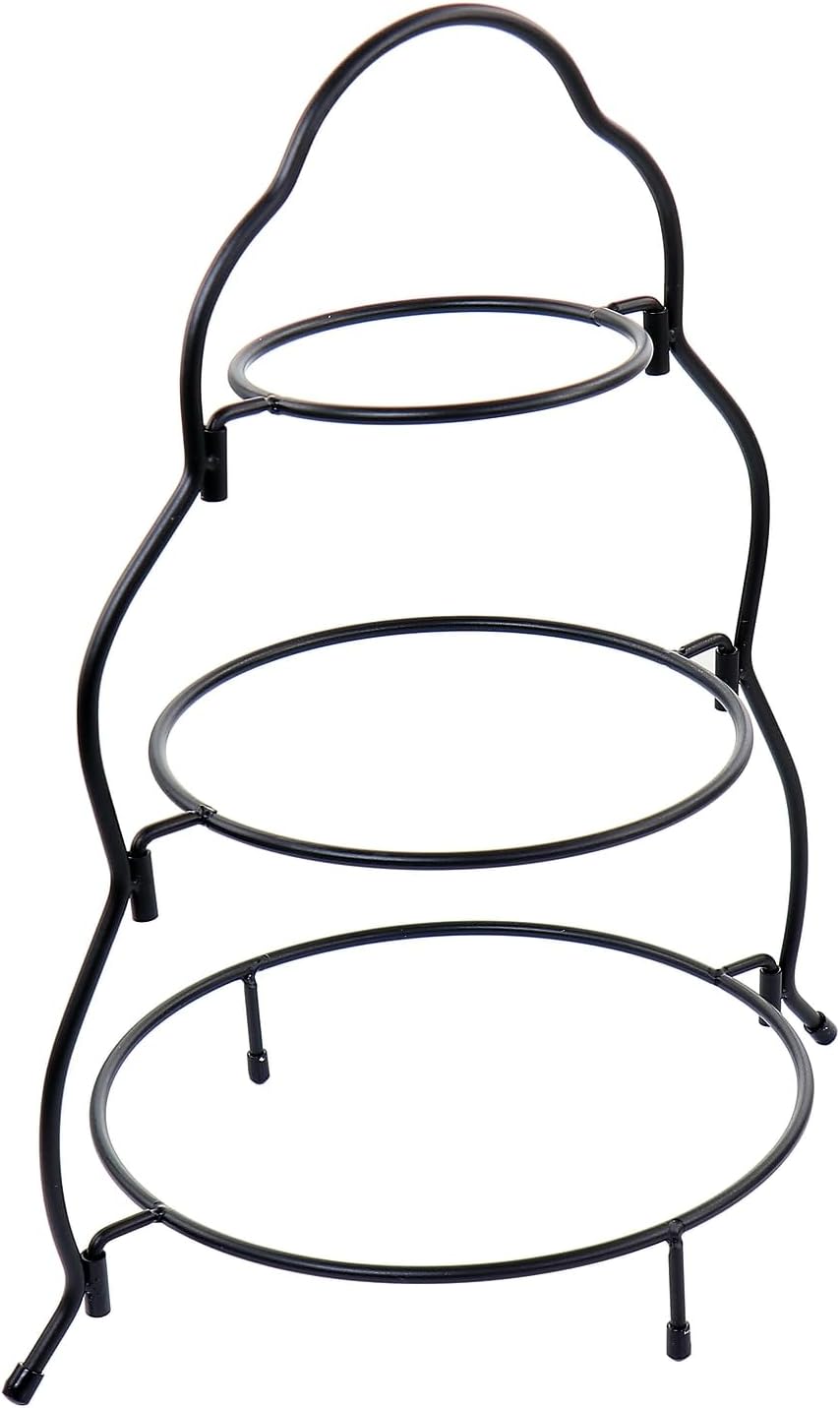 Elama Signature 12 1/4 Inch 6pc Lazy Susan Appetizer and Condiment Server Set