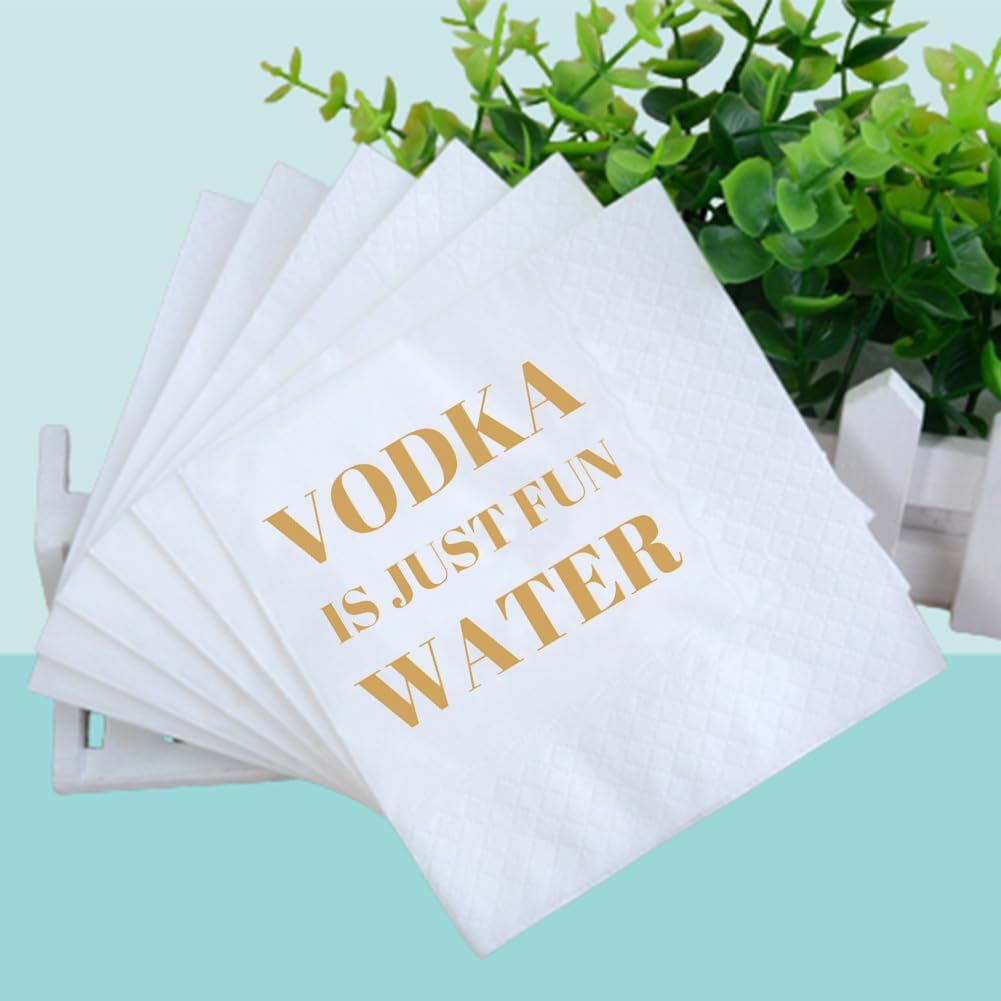 Funny Cocktail Napkins 100Pcs Funny Quotes Saying Disposable Paper Party Napkins 4.5 x 4.5 Two-ply (I Feel Sorry For People Who Don’t Know Us Napkins)