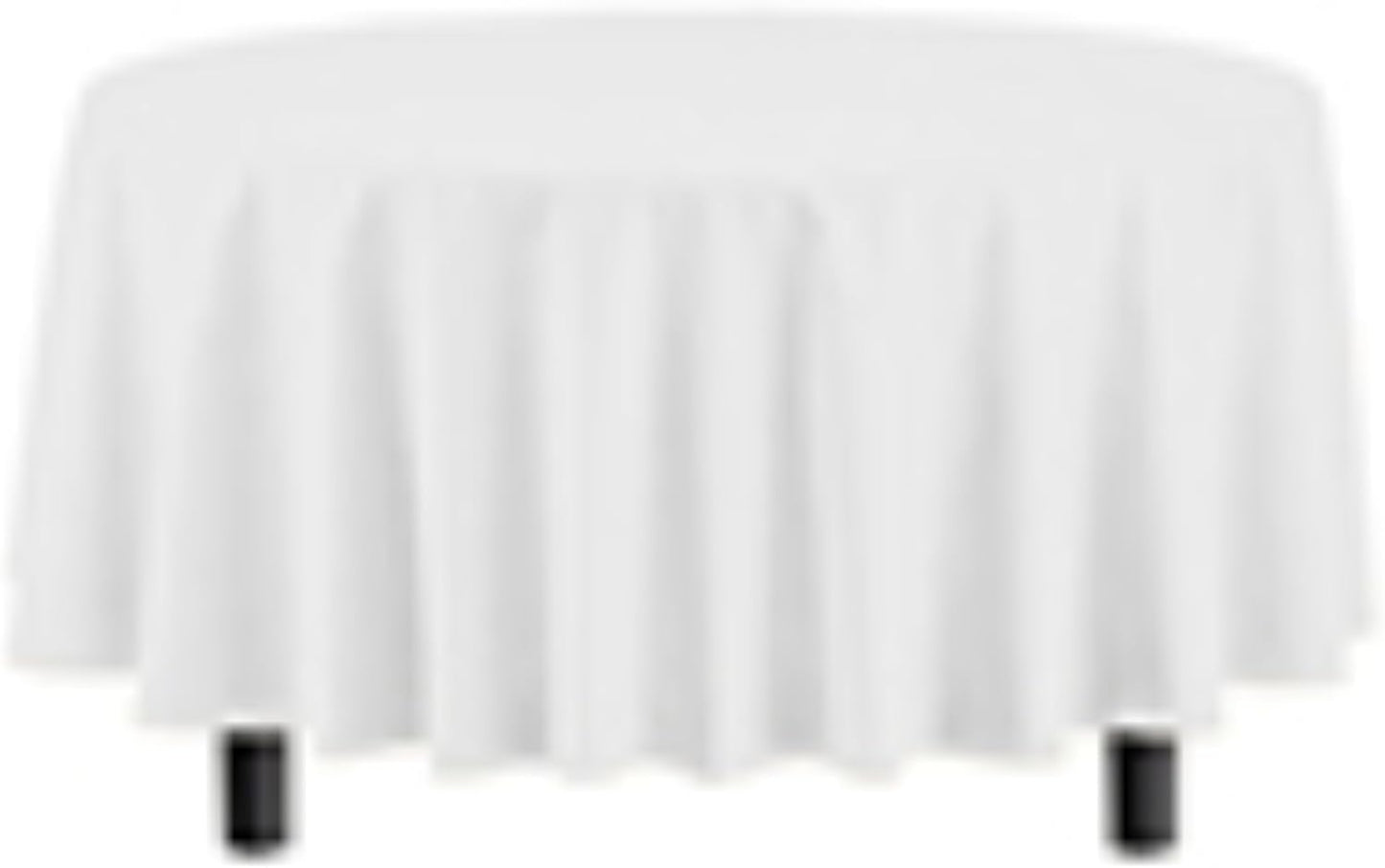 12-Pack Premium Plastic Tablecloth 54in. x 108in. Rectangle Table Cover - Dark Blue - Colors B