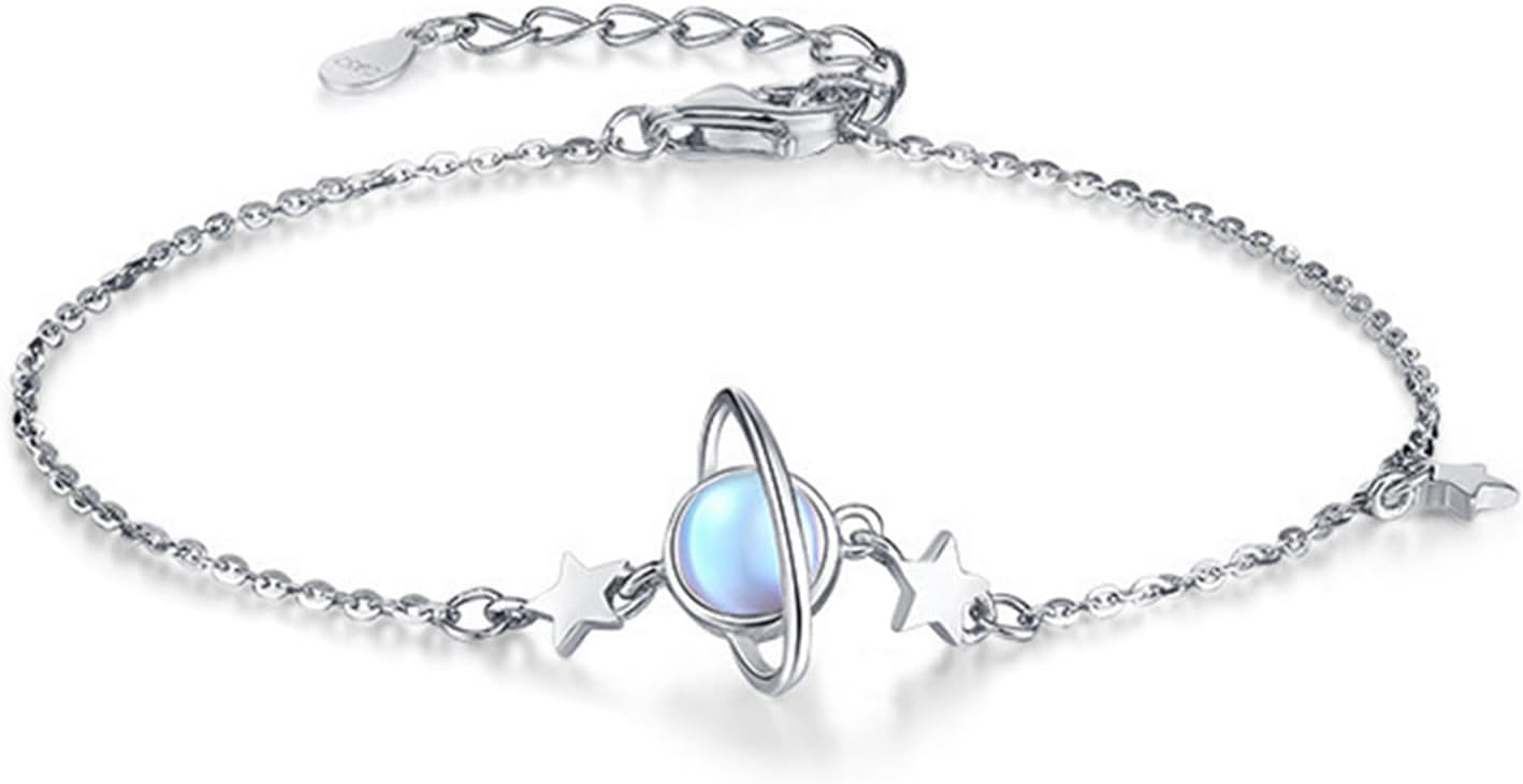 Long tiantian Moonstone Bracelet Glow in the Dark Bracelets Moonstone Jewelry for Women Crystal Bracelet Glow in the Dark Jewelry for Women Trendy Gifts for Christmas