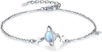 Long tiantian Moonstone Bracelet Glow in the Dark Bracelets Moonstone Jewelry for Women Crystal Bracelet Glow in the Dark Jewelry for Women Trendy Gifts for Christmas