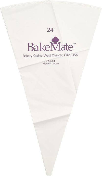 Reusable Pastry Bag, 16", Double-Coated Polyurethane Cake Piping Bag, Reinforced Bottom, Stitched Boarder, For Piping Frosting on Cakes, Cupcakes, and Cookies - 16"