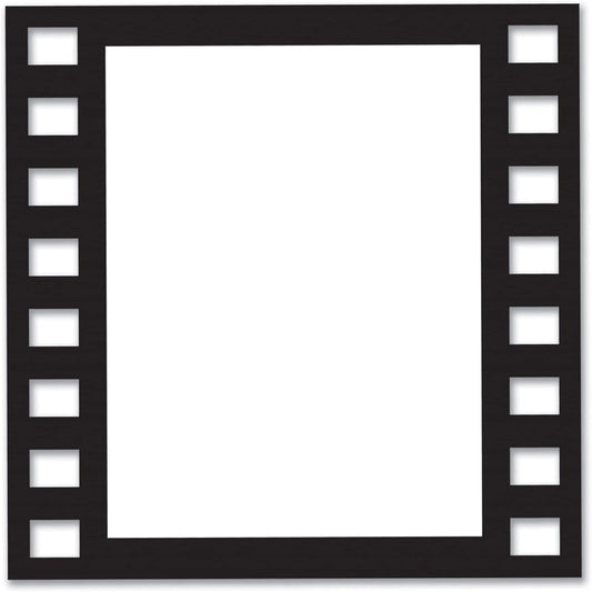 Beistle Black 5 Piece Filmstrip Photo Fun Frames, 12"