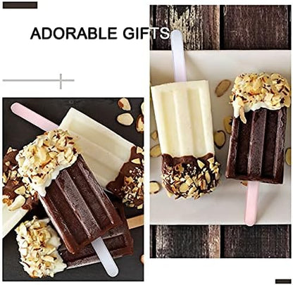 30 Pieces Acrylic Sticks Reusable Cakesicle Cake Pop Mold Mirror Ice Pop Sticks Ice Cream Cakesicle Mold for Home Cake Candy Gifts Party Craft
