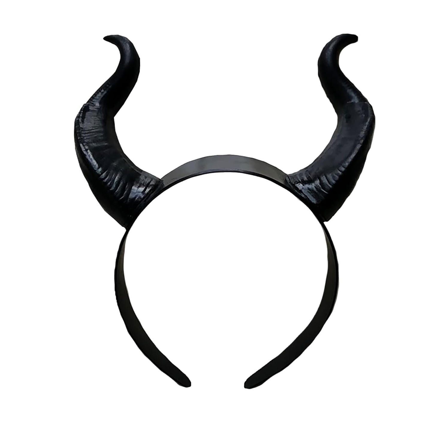 Devil Horns Headbands Halloween Headband Black Demon Horns Hairband for Women Men Halloween Party Costume Cosplay