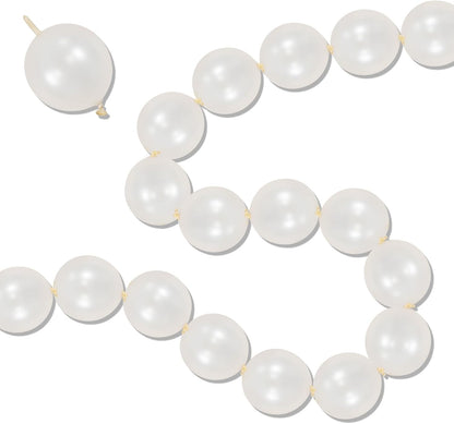 Gold Quick Link Balloons, 60PCS Linking for Balloon Wall Arch Chains, 6inch Linkable for Wedding Birthday Baby Shower Engagement Graduation Party Decorations