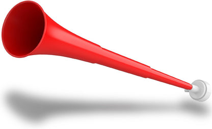 Collapsible Stadium Horn 24 Inch Vuvuzela Plastic Trumpet Blow Horns Noise makers for Sporting Events School Sports Football Games Party Supplies Favors Accessories (Black)