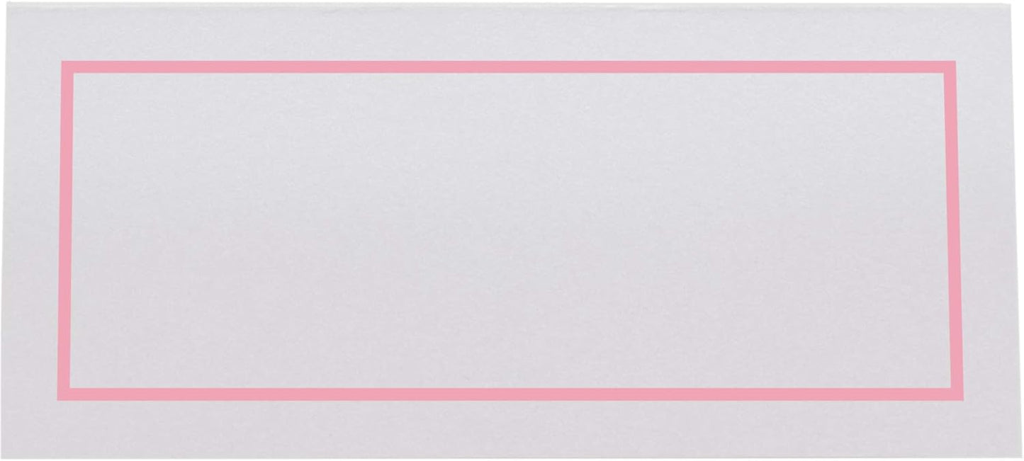 Single Line Border Printable Place Cards, Gold (Choose Color), Set of 60 (10 Sheets), Laser & Inkjet Printers - Wedding, Party, Dinner, and Special Events - Made in the USA
