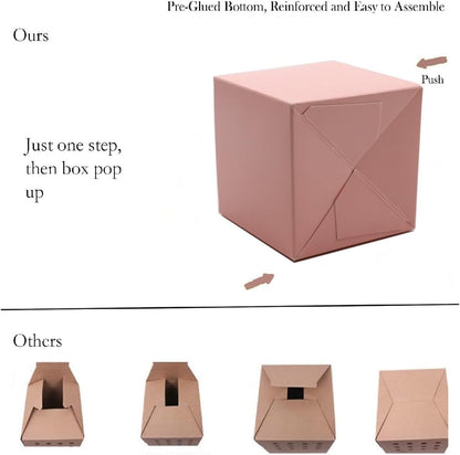 Oletx 24 Pcs Colorful Paper Gift Boxes, Small Candy Boxes Bulk, 3x3x3 inch Gift Box with Lids, Goodie Treat Boxes for Party Favors, Birthday Gifts, Wedding Gifts