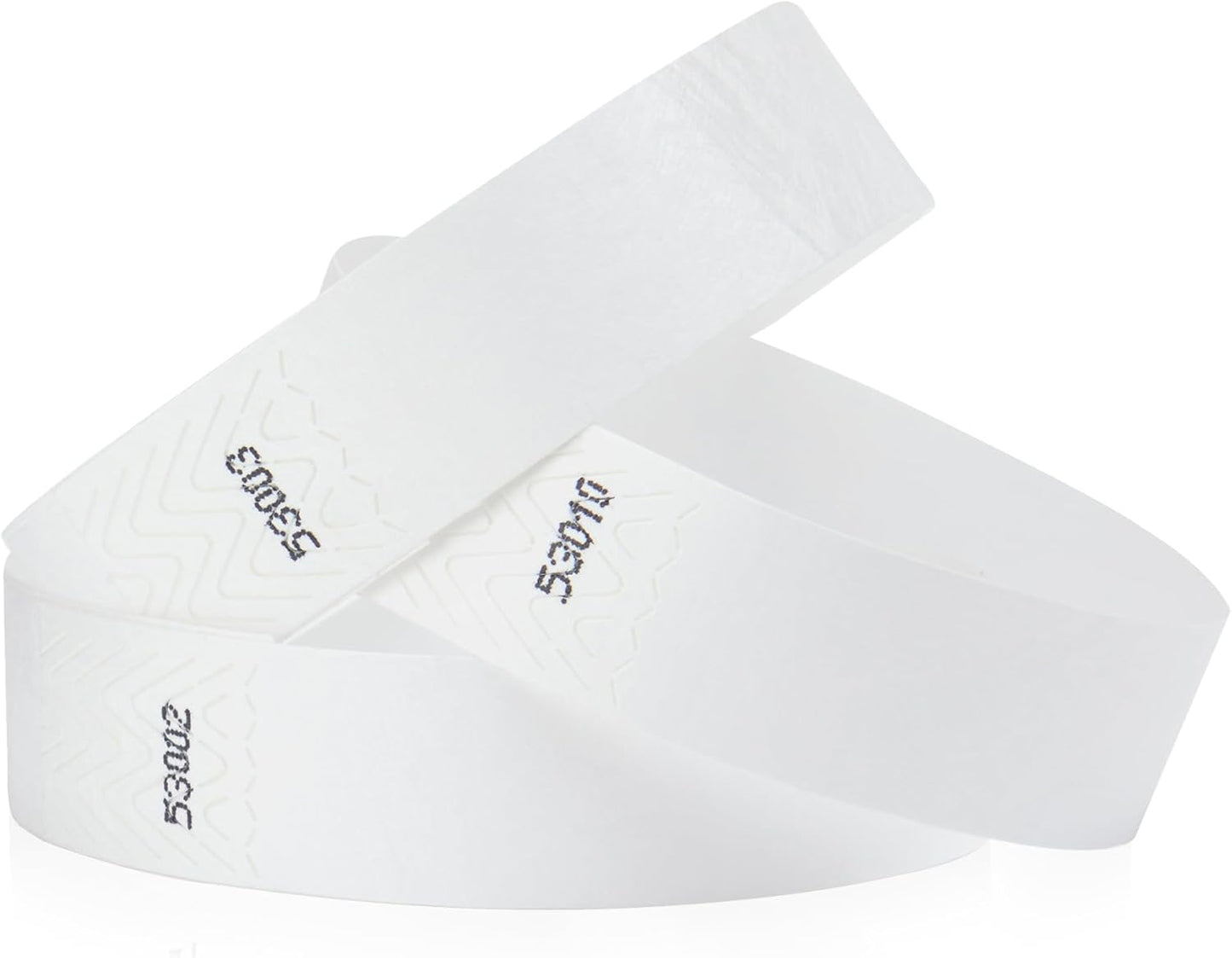200 WristCo Neon Red Tyvek Wristbands for Events Tamper-Proof Design & Fluorescent Color Prevent Reuse Premium-Grade Bracelets for Hospital & Medical ID, Party & VIP Identification