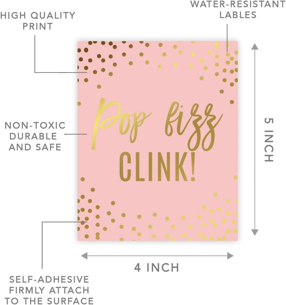 Andaz Press Blush Pink and Metallic Gold Confetti Polka Dots Bachelorette Party Bridal Shower Collection, Scavenger Hunt Game Cards, 20-Pack