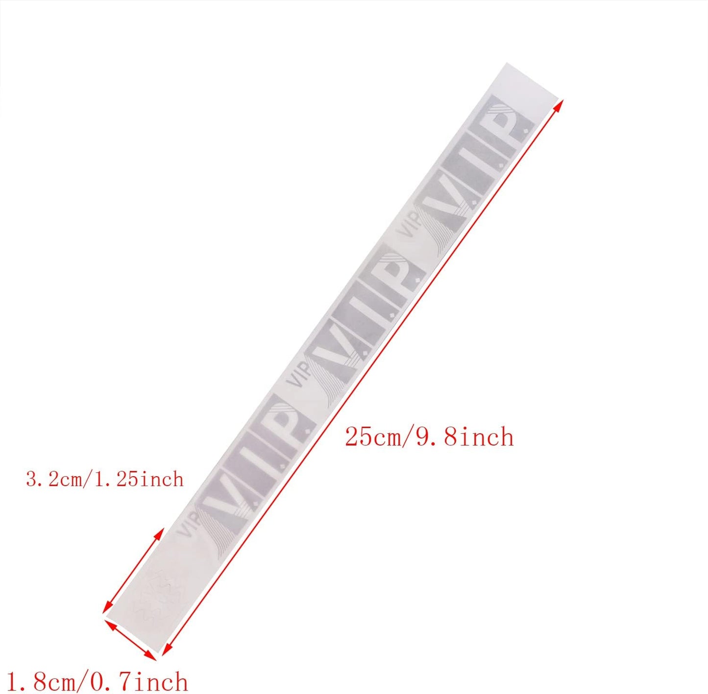 ONLYKXY 120pcs VIP Wristband Party Paper Wrist Straps 3/4" Tear-Resistant Waterproof Disposabl Wristbands for Events (Gold)