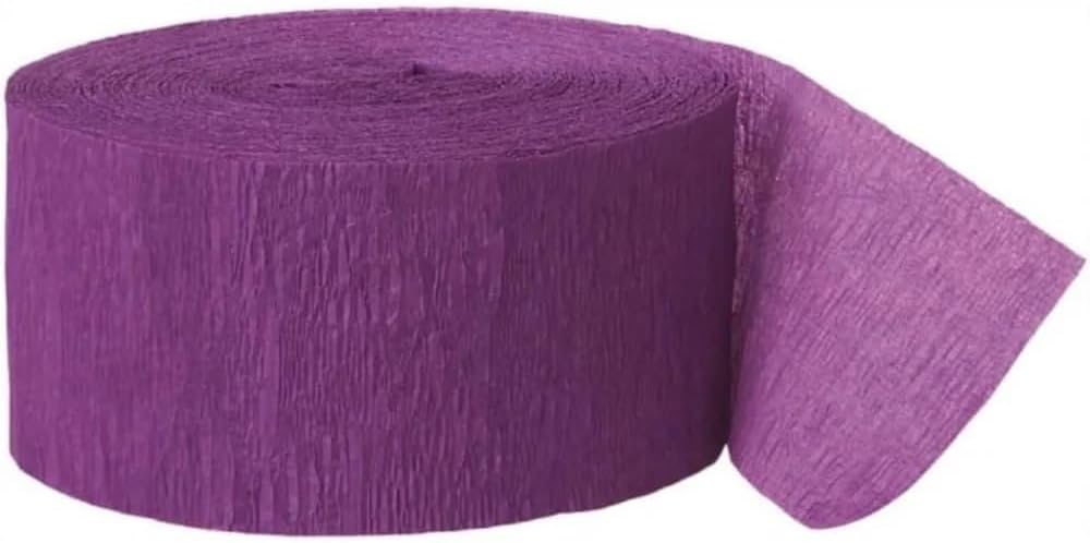 Unique Industries Crepe Paper Streamer, 81ft, Pastel Pink