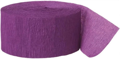Unique Industries Crepe Paper Streamer, 81ft, Pastel Pink